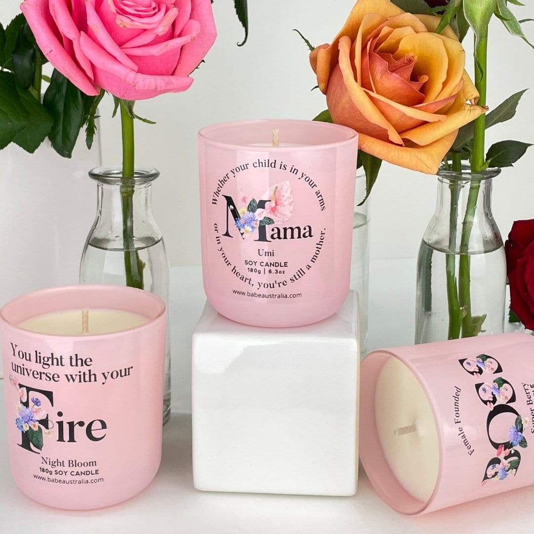 BOSS SUPER BERRY Frosted Pink Luxury Soy Candle